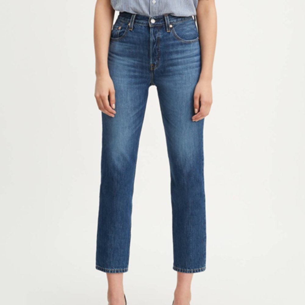 Levi's 501 Women's High Rise Crop Jeans | Size 27x26